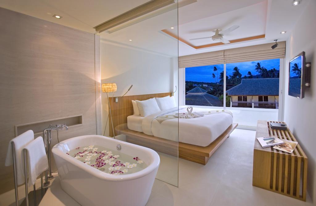Panu Luxury Beachfront Apartments Bophut Bilik gambar